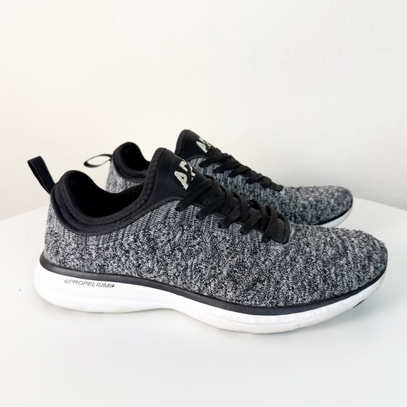 APL Black & White & Melange Techloom Phantom Sneaker - Picture 8 of 11